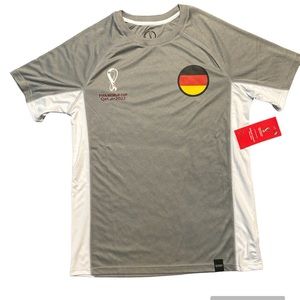 Men’s FIFA WORLD CUP Qatar 2022 GERMANY Jersey T Shirt Size M Medium Soccer